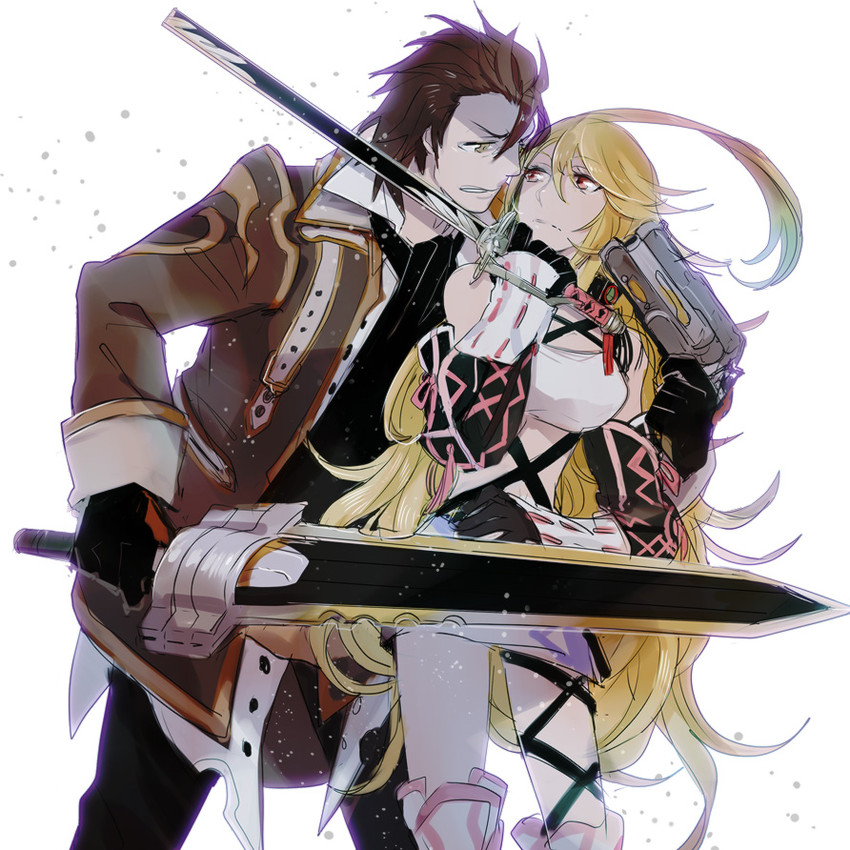 milla maxwell and alvin (tales of and 1 more) drawn by koku_666