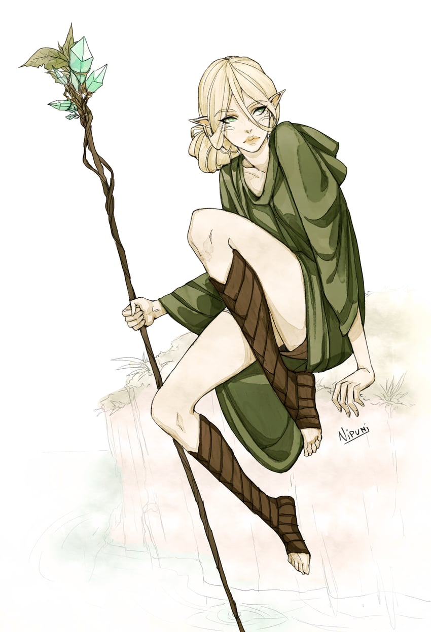 nalia lavellan (dragon age and 1 more) drawn by nipuni