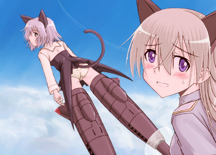 sanya v. litvyak and eila ilmatar juutilainen (world witches series and 1 more) drawn by kaji_(progress_problem)