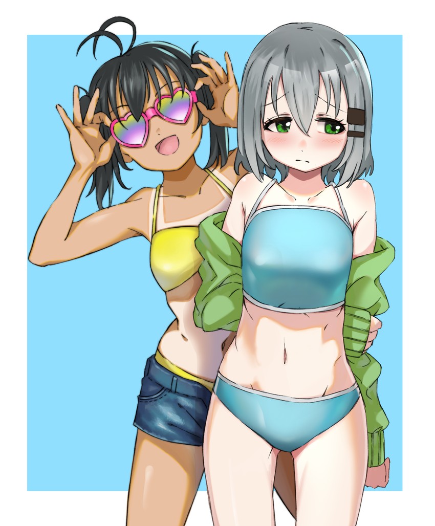 yukimura aoi and kuraue hinata (yama no susume) drawn by miyujin