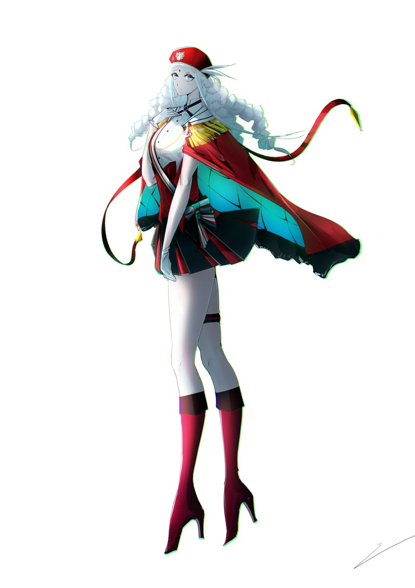 echika y. franburnett (super robot wars and 1 more) drawn by destiny123456