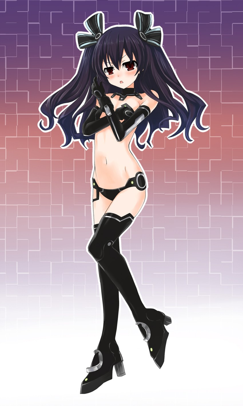 uni and black sister (neptune and 1 more) drawn by anarii