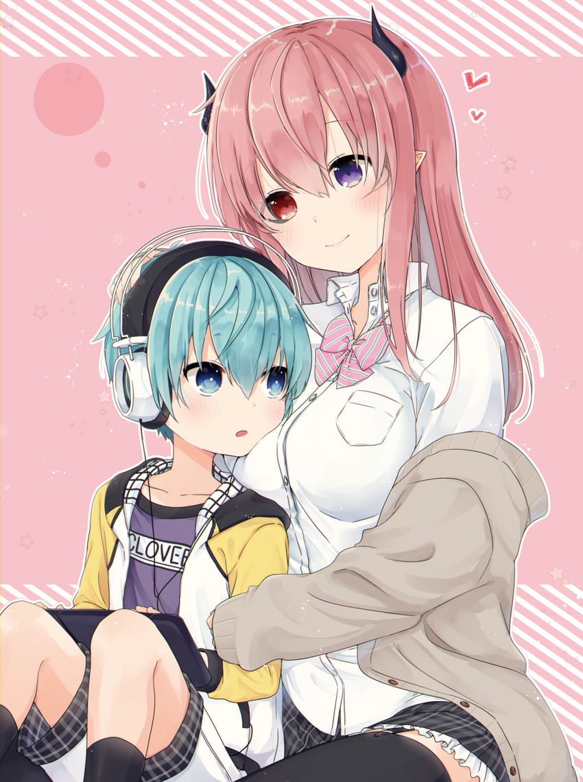 nei akutsu and souta kandori (original) drawn by os_(os_fresa)