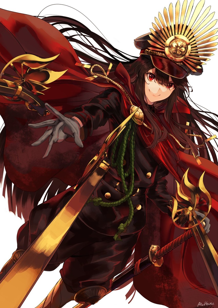 oda nobunaga (fate and 1 more) drawn by a.t._zero