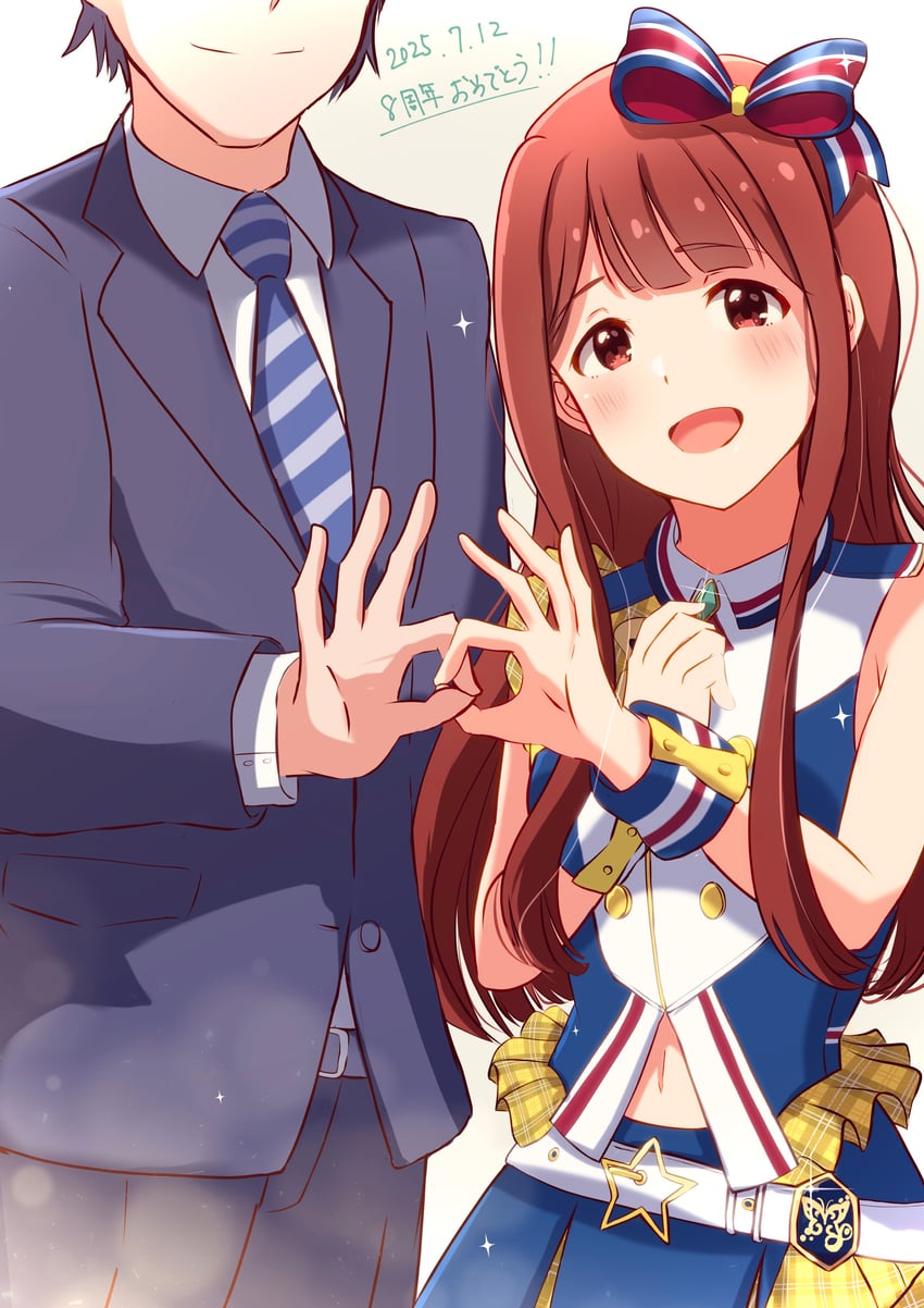 producer and tanaka kotoha (idolmaster and 2 more) drawn by natsuki_p