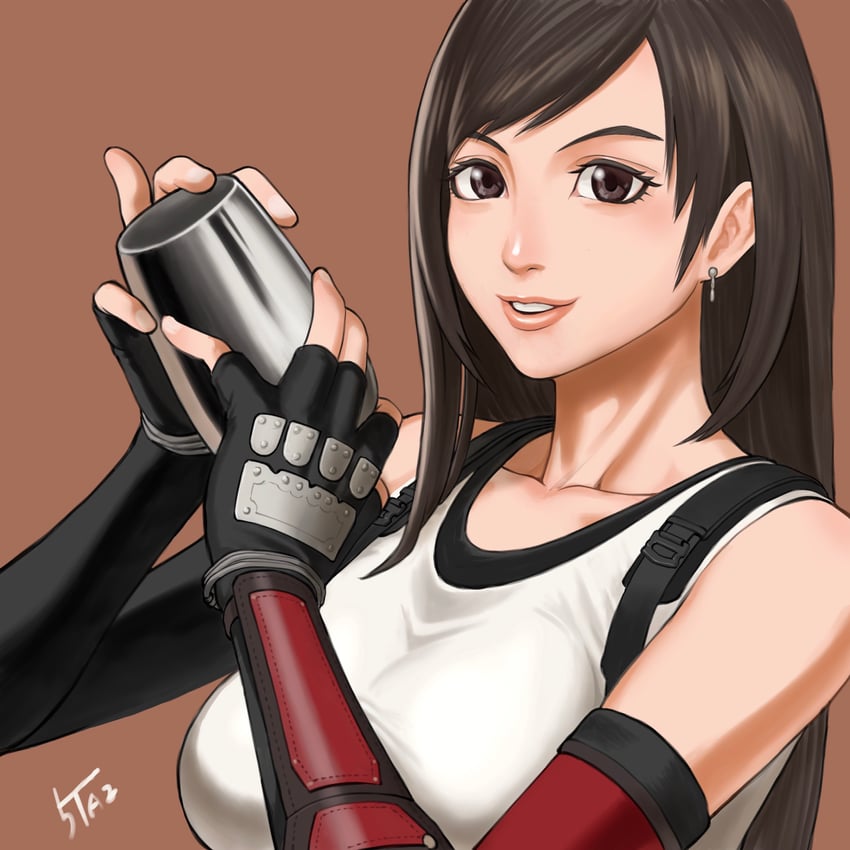 tifa lockhart (final fantasy and 2 more) drawn by 5tatsu