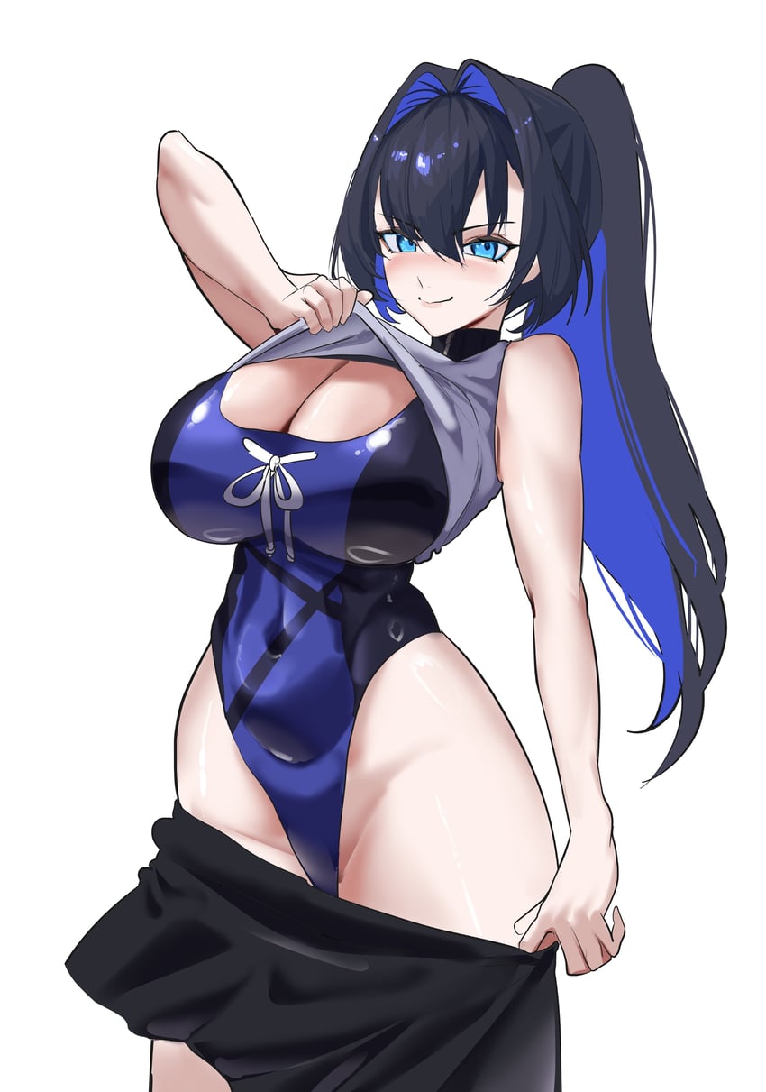 ouro kronii (hololive and 1 more) drawn by daaku_(koizumi_arata)