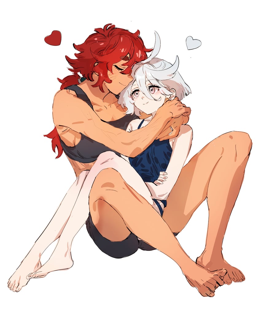 suletta mercury and miorine rembran (gundam and 1 more) drawn by belletaku