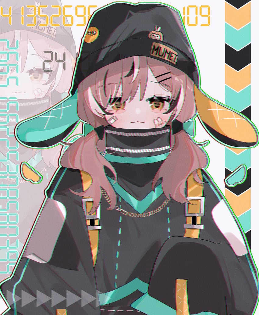 nanashi mumei and hooman (hololive and 1 more) drawn by hana20000920