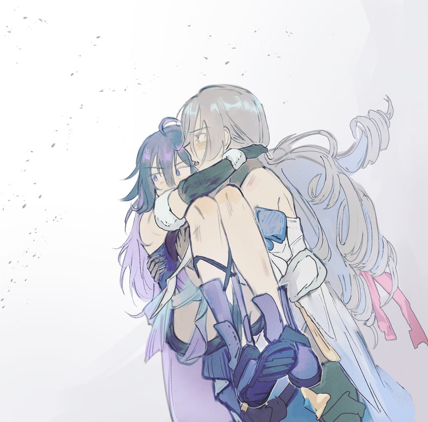 bronya rand and seele (honkai and 1 more) drawn by livpoid