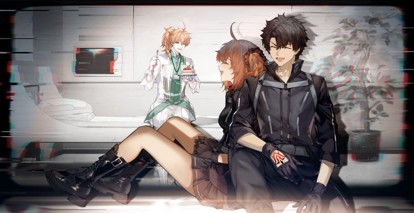 fujimaru ritsuka and romani archaman (fate and 1 more) drawn by arlizi