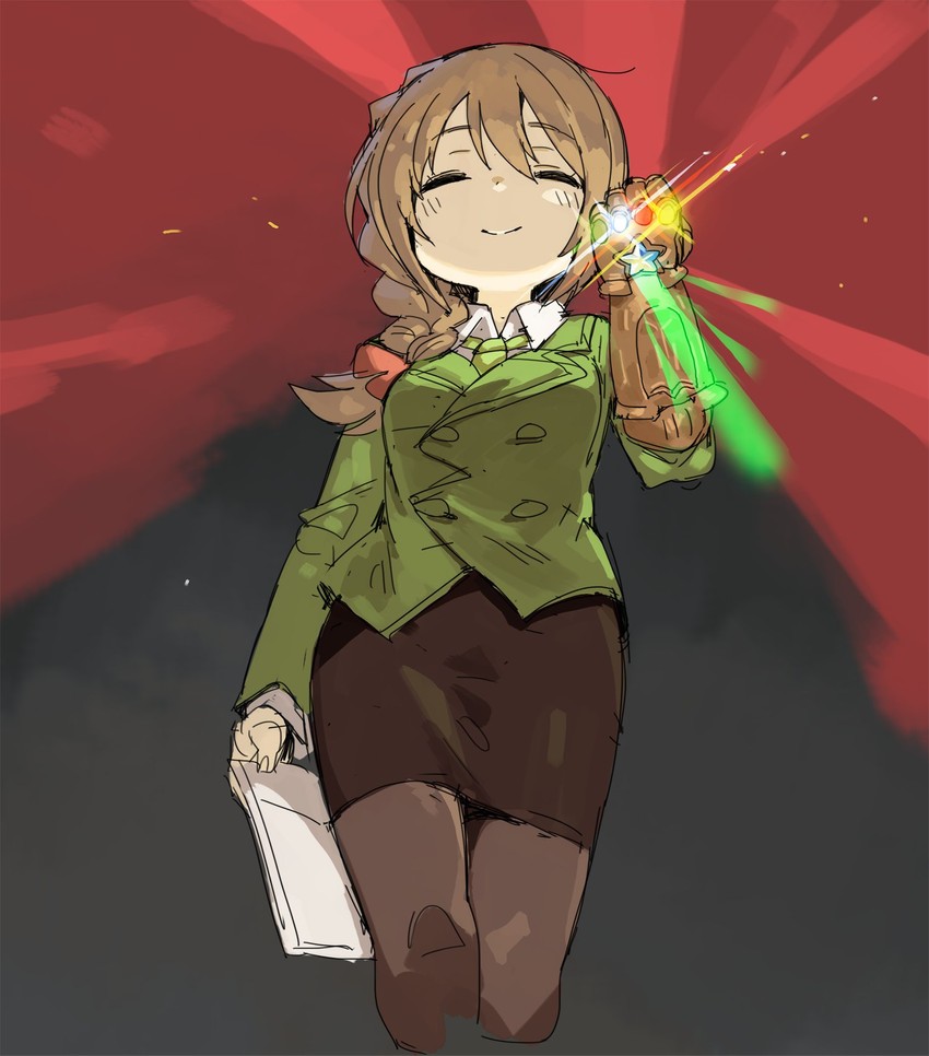senkawa chihiro (idolmaster and 2 more) drawn by spawnfoxy