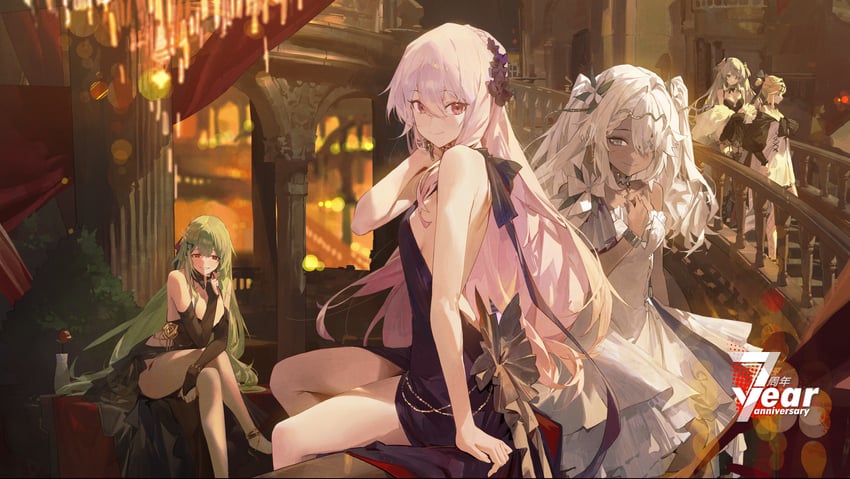 hs.50, mg36, desert eagle, mk48, and kar98k (girls' frontline) drawn by modare