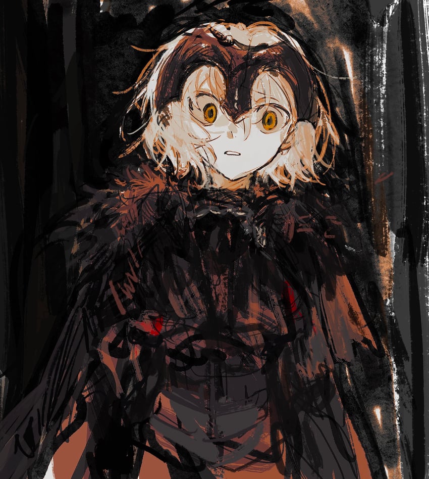 jeanne d'arc alter (fate and 1 more) drawn by hapenka