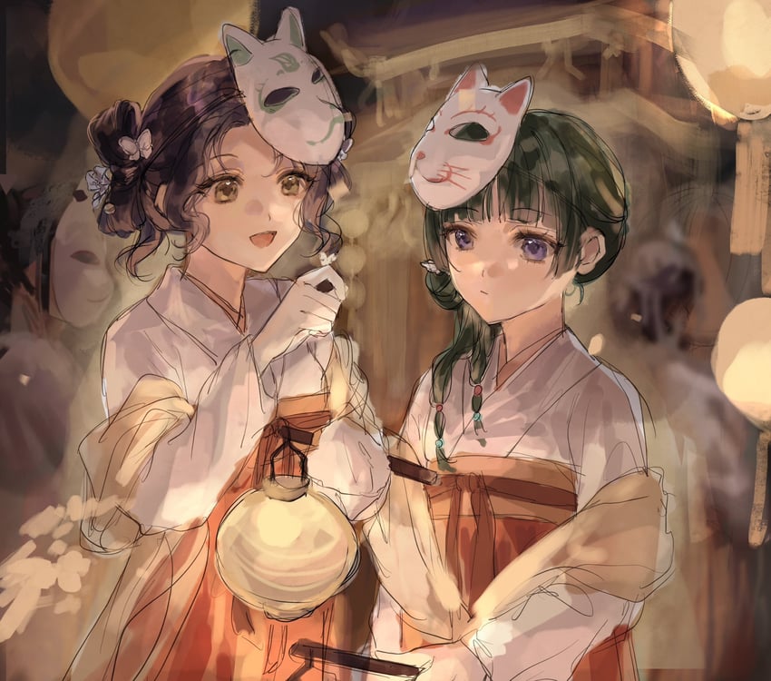 maomao and shisui (kusuriya no hitorigoto) drawn by yuikisezu