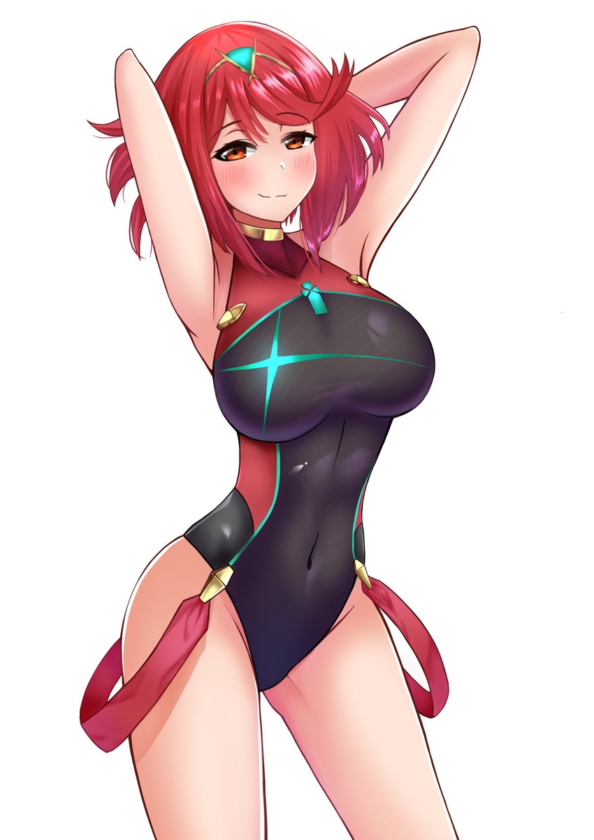 pyra (xenoblade chronicles and 1 more) drawn by the_only_shoe