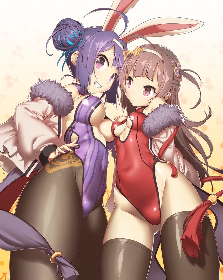 ping hai and ning hai (azur lane) drawn by tomoyuki_kotani