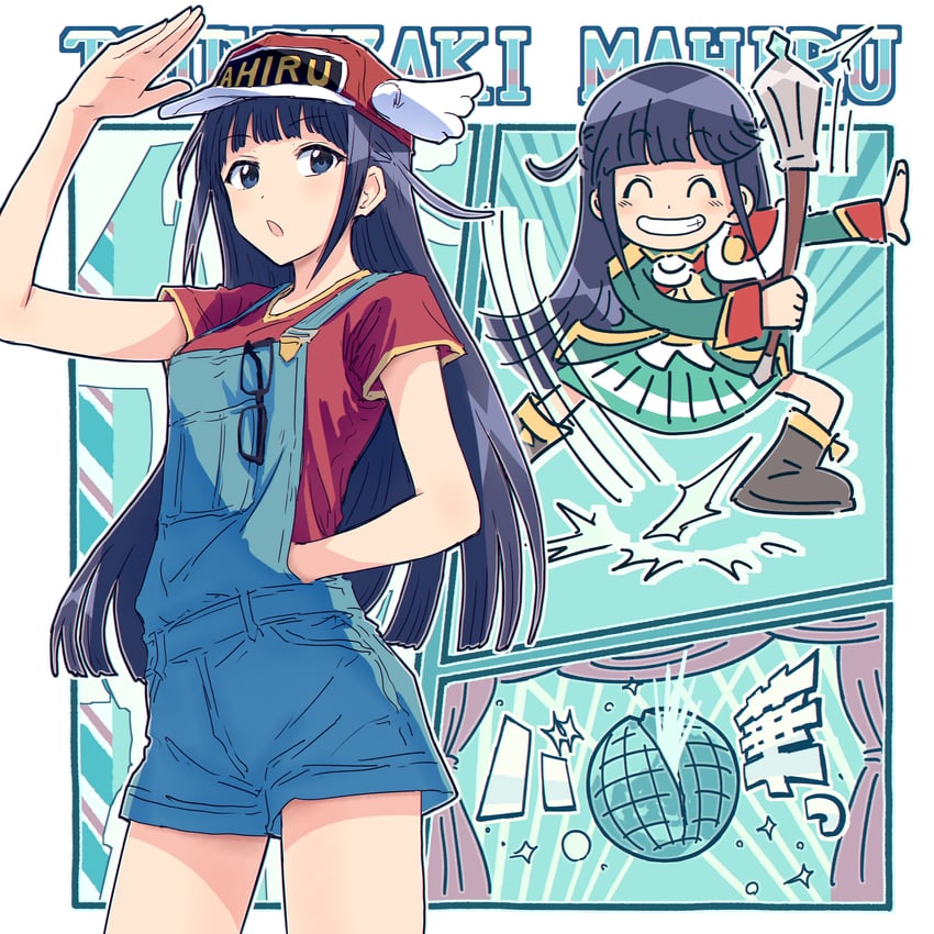 tsuyuzaki mahiru and norimaki arale (shoujo kageki revue starlight and 1 more) drawn by bullfalk