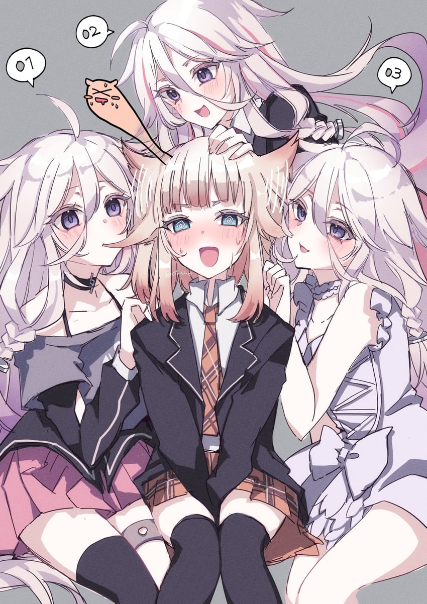 ia and one (vocaloid and 1 more) drawn by sotsunaku