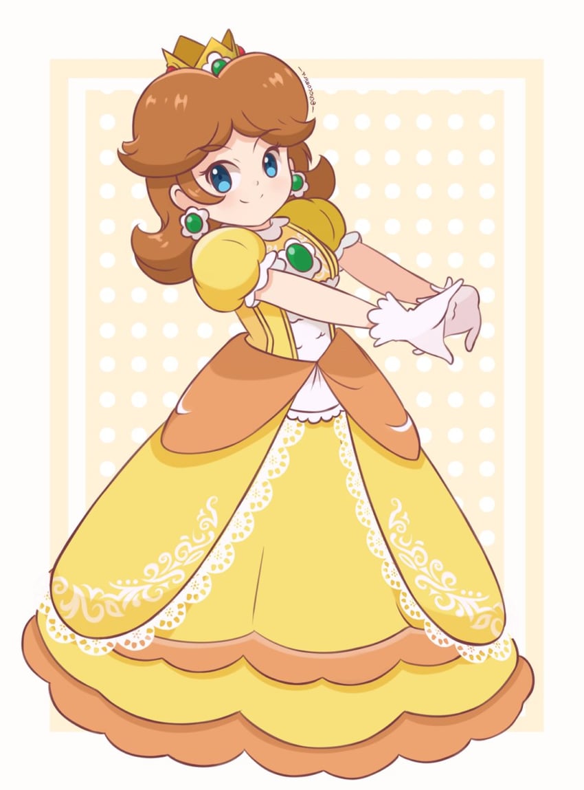 princess daisy (mario and 1 more) drawn by chocomiru