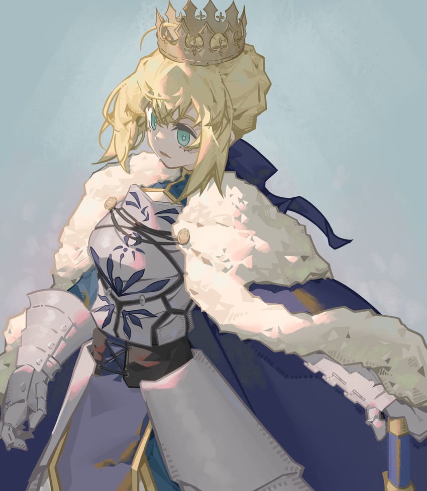 artoria pendragon (fate and 1 more) drawn by 18660081532