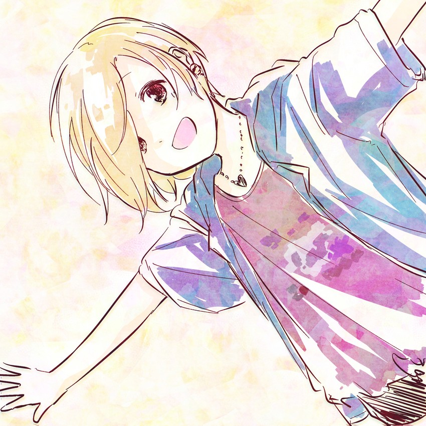shirasaka koume (idolmaster and 1 more) drawn by ayame_iro_(toumei_dolce)