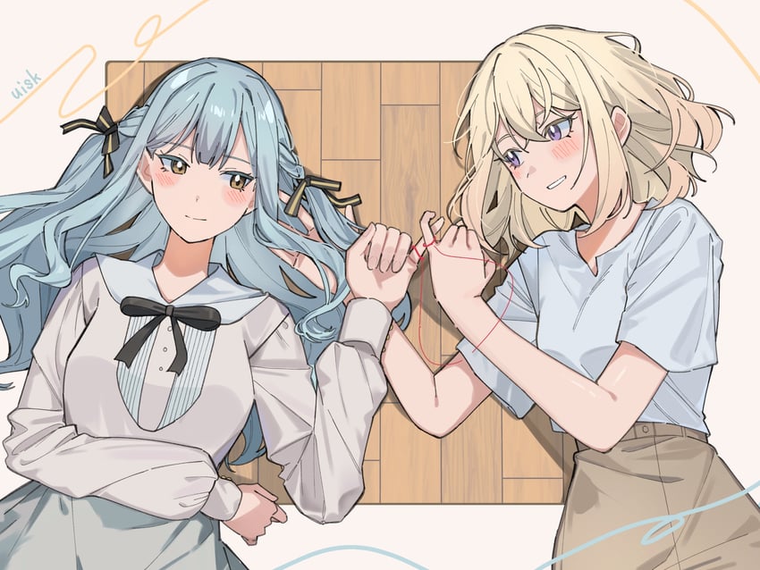 togawa sakiko and misumi uika (bang dream! and 1 more) drawn by nanami_(nunnun_0410)