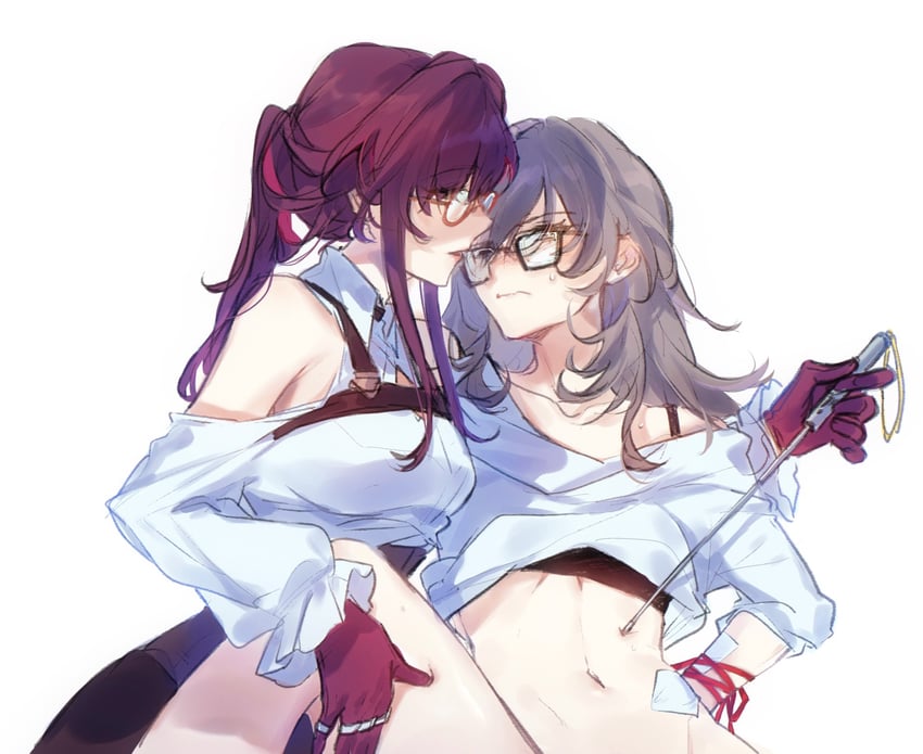 trailblazer, stelle, and kafka (honkai and 1 more) drawn by motuwangchuan