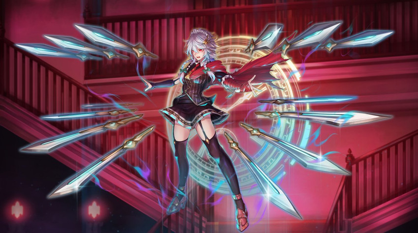 izayoi sakuya (touhou and 1 more) drawn by re_(re_09)