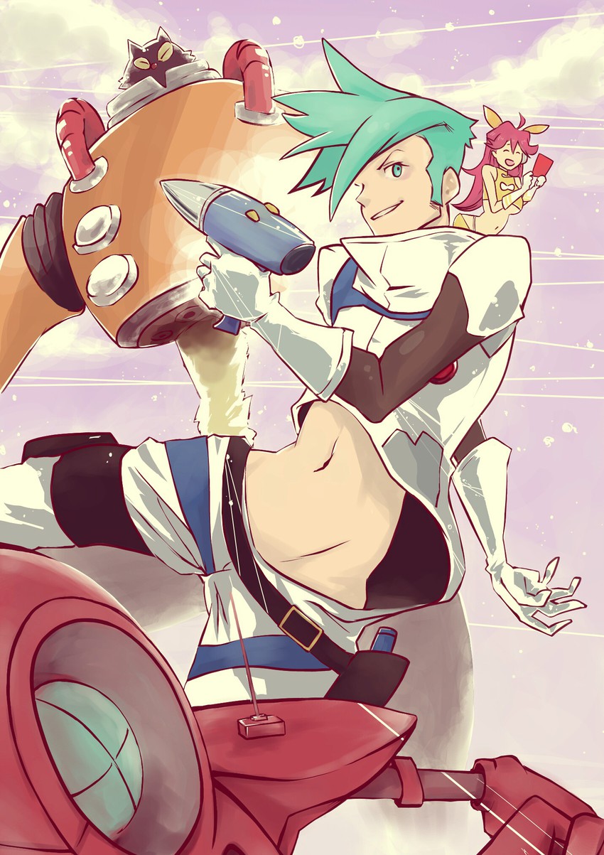 dandy, meow, qt, and honey (space dandy) drawn by nakano_(2_mannaka)