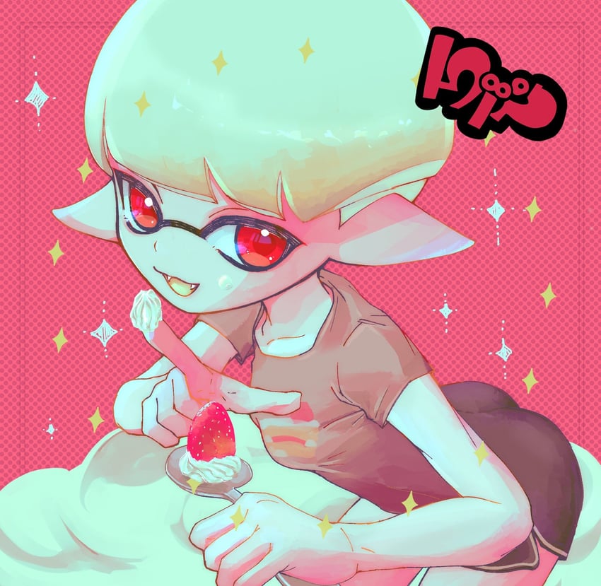 inkling player character and inkling girl (splatoon and 1 more) drawn by nitino