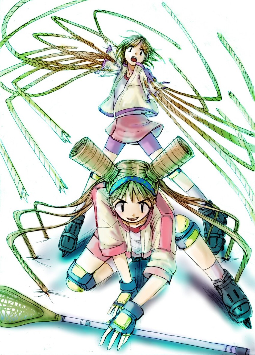 tomine kasumi and kawamura kumi (alien nine) drawn by tomatomatotto