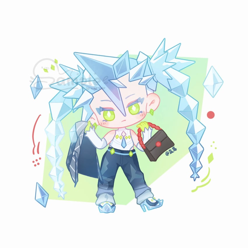 hatsune miku and ice miku (pokemon and 2 more) drawn by lanmeier