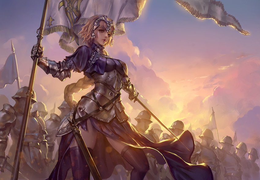 jeanne d'arc (fate and 1 more) drawn by ozma