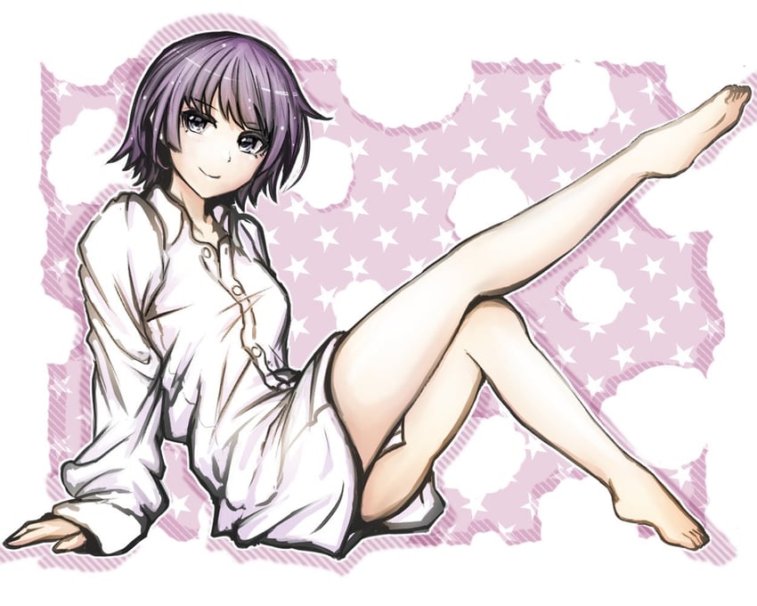 senjougahara hitagi (monogatari) drawn by tsukihi_shida