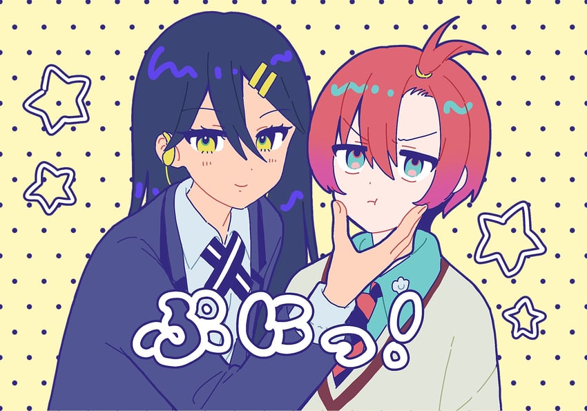 amate yuzuriha and nyaan (gundam and 1 more) drawn by mii_(mii_chan11)