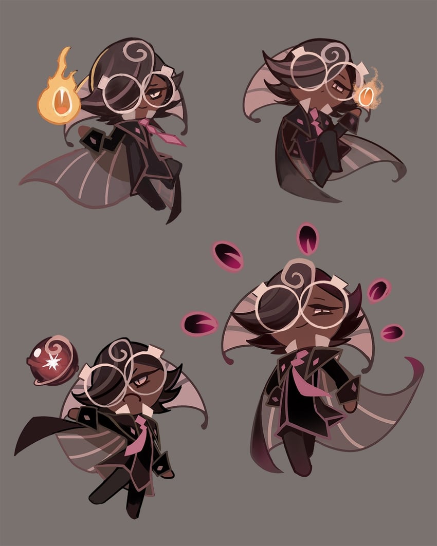 espresso cookie (cookie run and 1 more) drawn by saka_nagiya