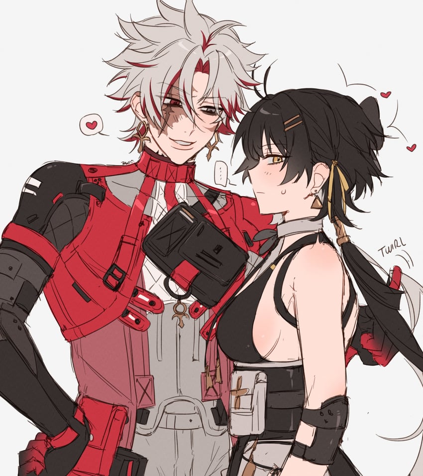 rover, female rover, and scar (wuthering waves) drawn by majunjuu