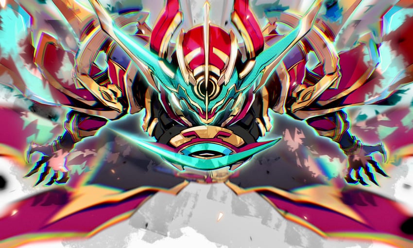 kamen rider evol, evolto, and kamen rider evol x (kamen rider and 2 more) drawn by linnnoj