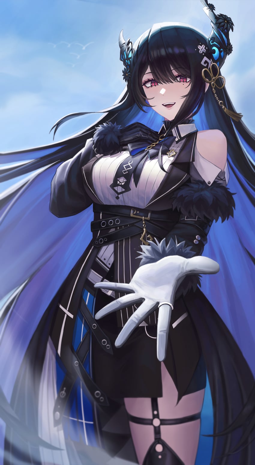 nerissa ravencroft (hololive and 1 more) drawn by mcking