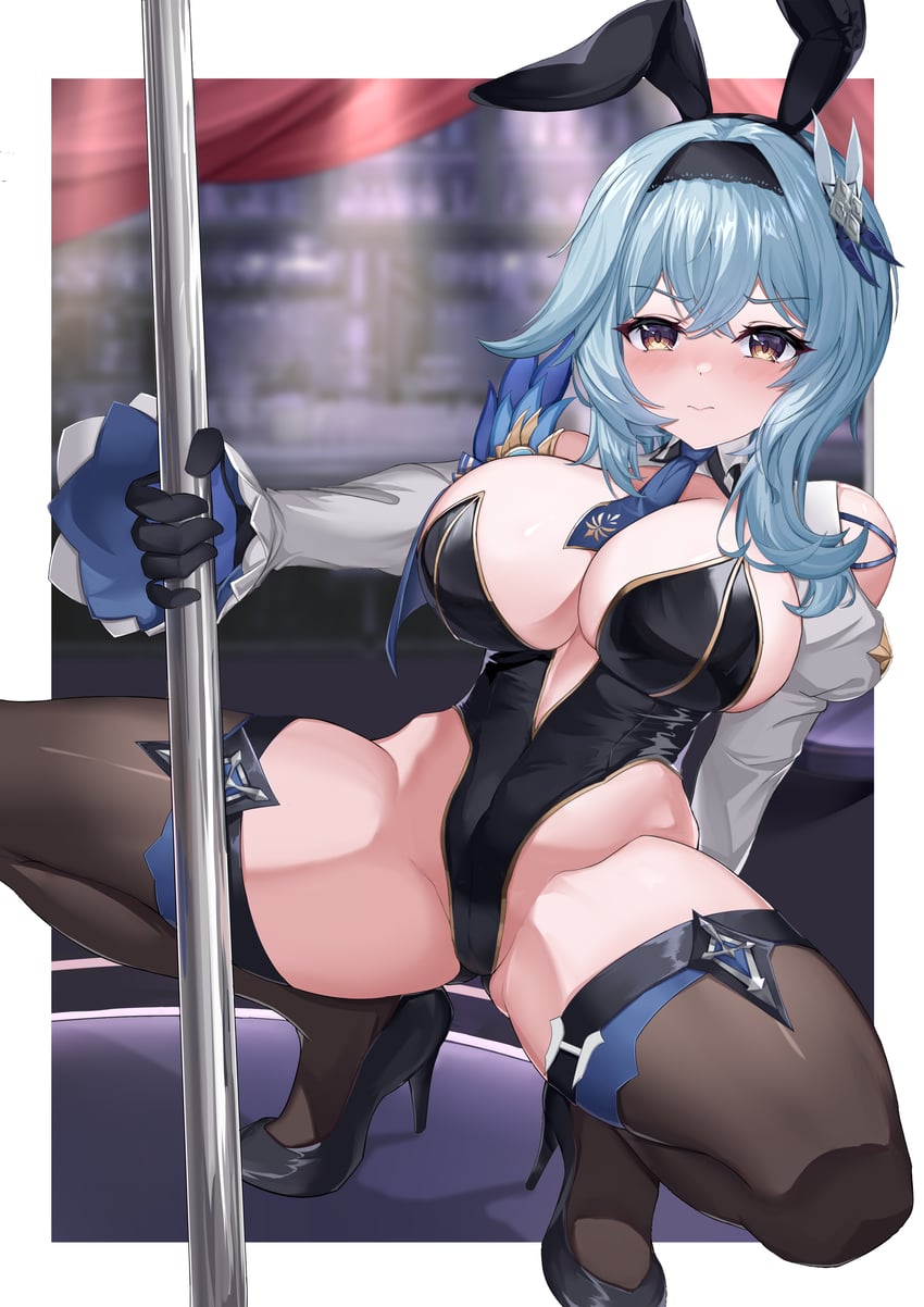eula (genshin impact) drawn by mz_(yeye_ai_chipao_mian)