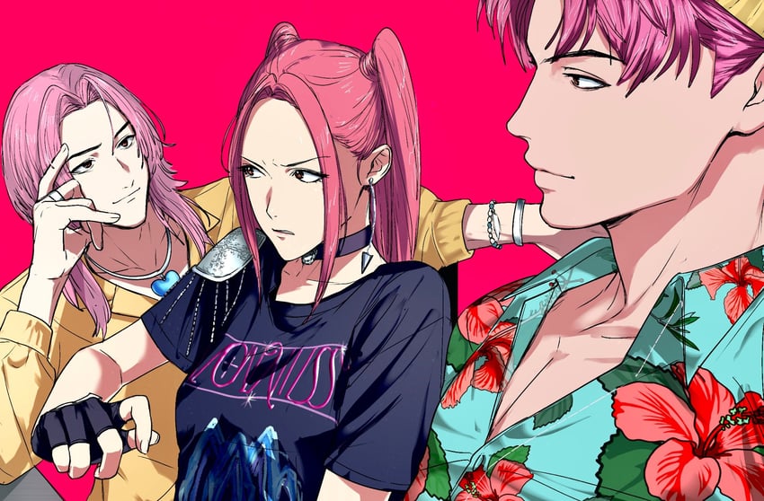 mira, abby, and romance (kpop demon hunters) drawn by amikoiiko