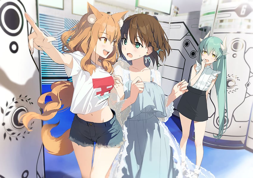kiyohime, suzuka gozen, and charlotte corday (fate and 1 more) drawn by akinashi_yuu