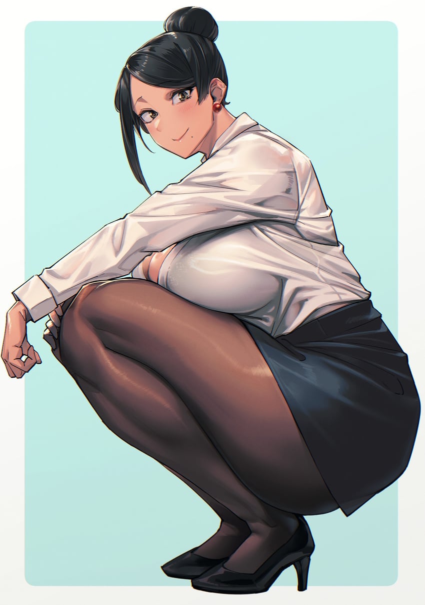 takizawa kyouko (bijin onna joushi takizawa-san) drawn by mikel_(4hands)
