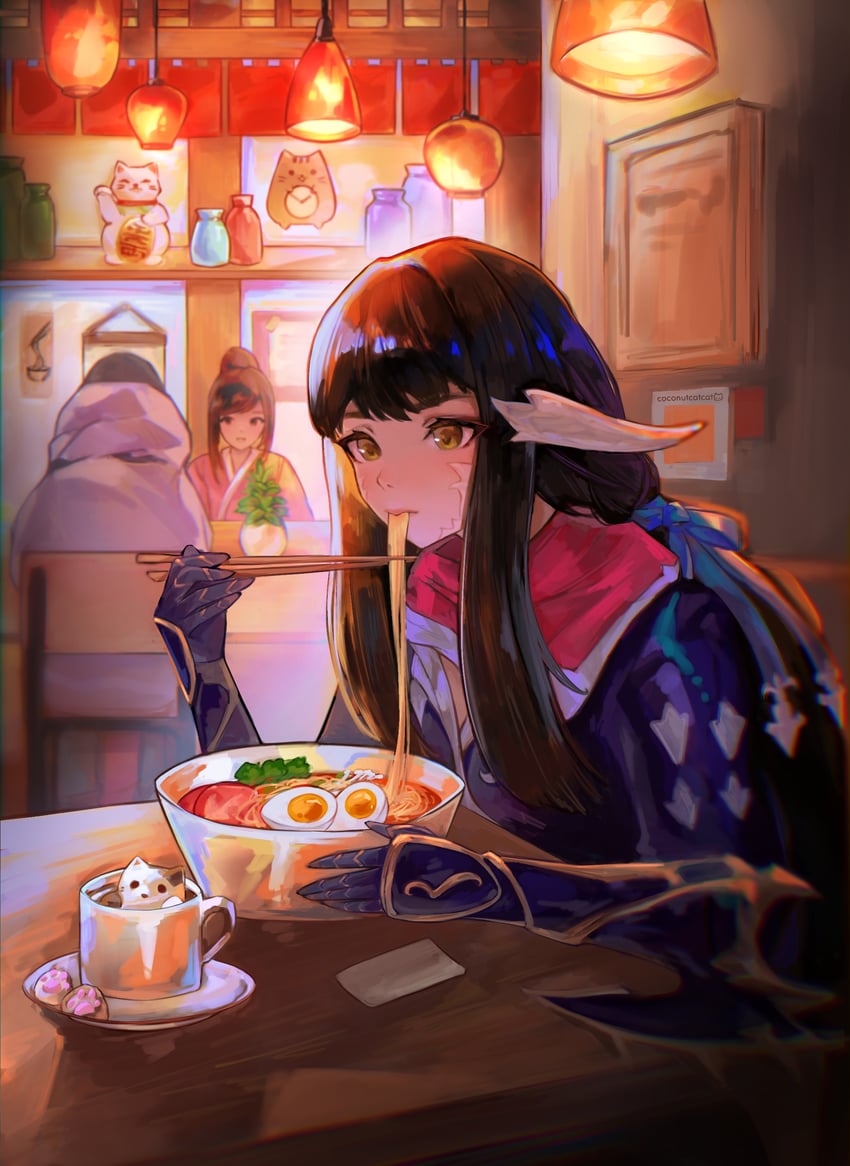yugiri mistwalker (final fantasy and 1 more) drawn by coconutcatcat