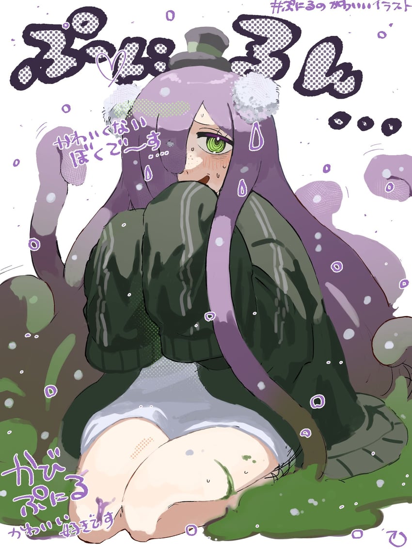 puniru and less kawaii than all the garbage in the world puniru (puniru wa kawaii slime) drawn by modoru