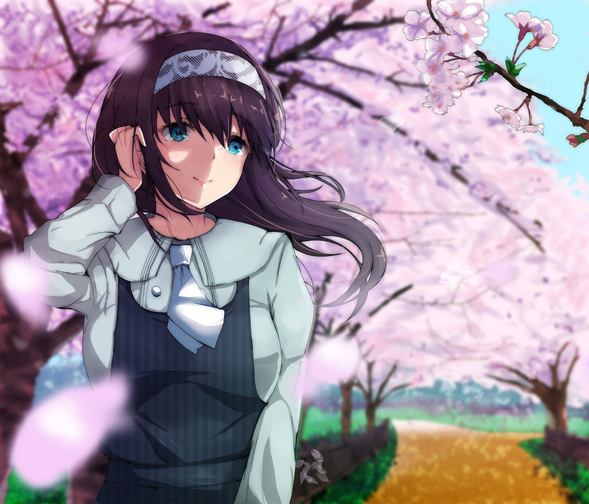 sagisawa fumika (idolmaster and 1 more) drawn by ryuu.
