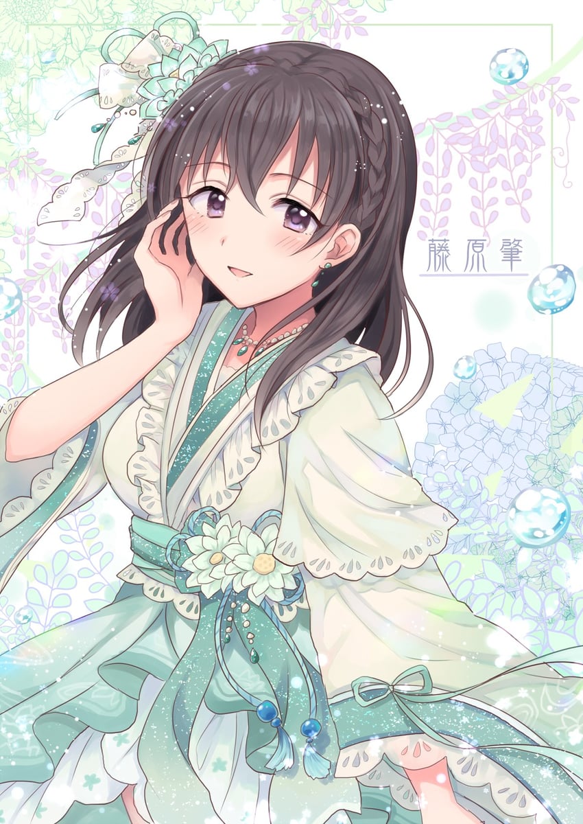 fujiwara hajime (idolmaster and 2 more) drawn by gum_(vivid_garden)