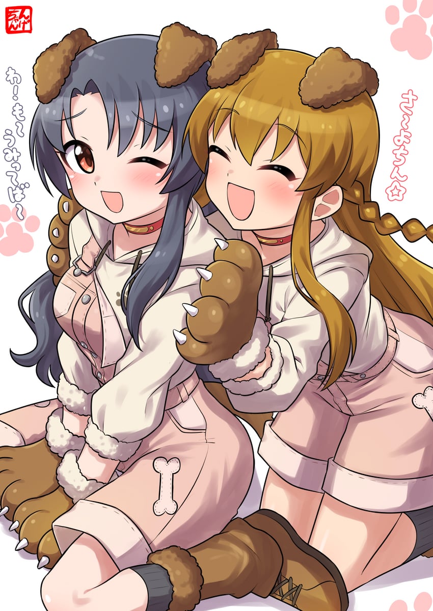 kousaka umi and takayama sayoko (idolmaster and 2 more) drawn by ngetyan