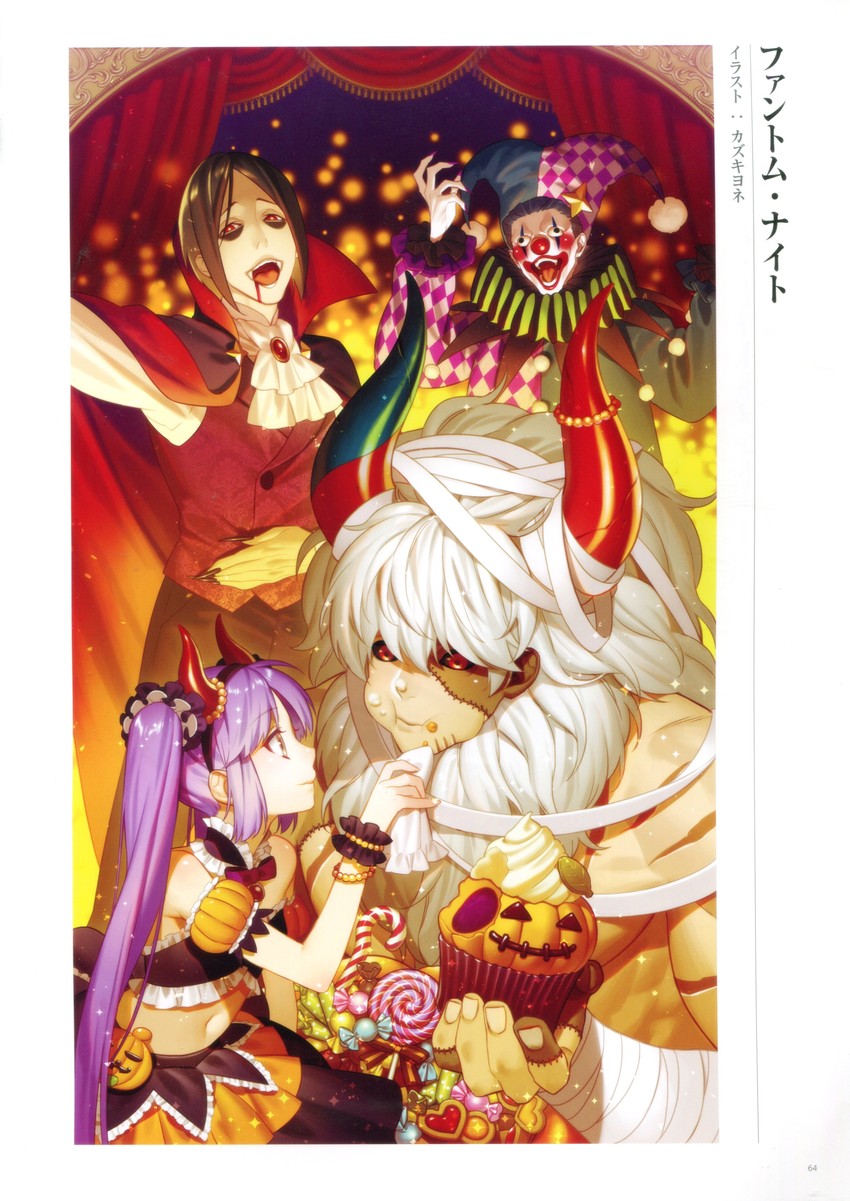 gilles de rais, euryale, asterios, and phantom of the opera (fate and 1 more) drawn by kazuki_yone